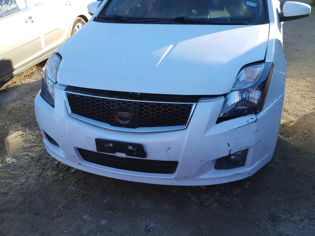 3N1AB6AP1AL728043 - 2010 NISSAN SENTRA 2.0 WHITE photo 9