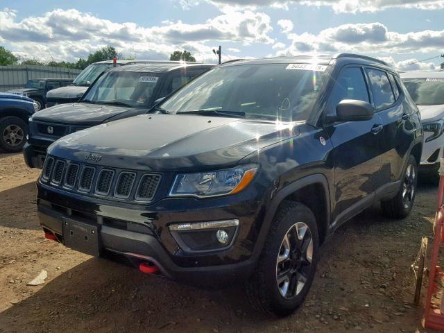 3C4NJDDB2JT442028 - 2018 JEEP COMPASS TR BLACK photo 2