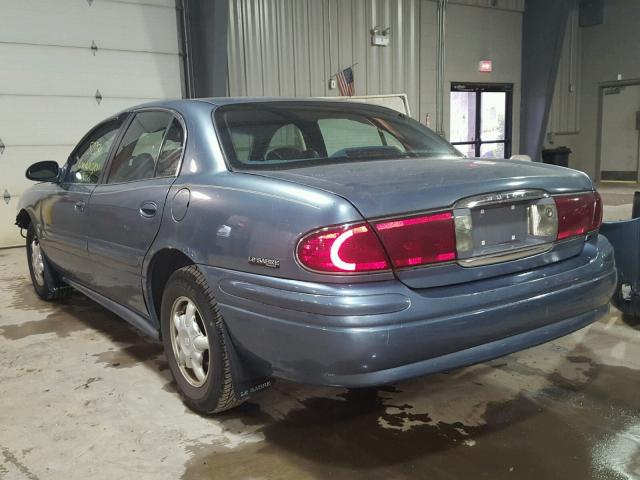 1G4HP54K514157343 - 2001 BUICK LESABRE CU BLUE photo 3