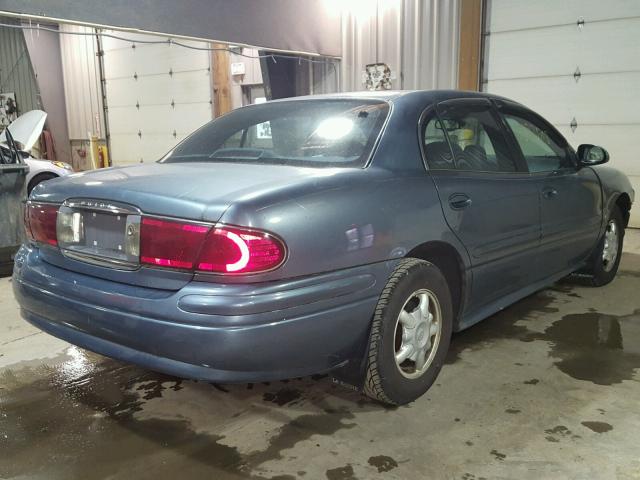 1G4HP54K514157343 - 2001 BUICK LESABRE CU BLUE photo 4