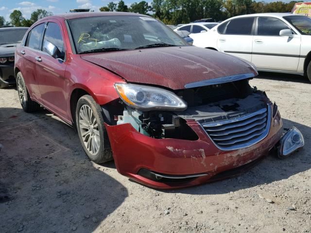 1C3CCBCG9CN307719 - 2012 CHRYSLER 200 LIMITE MAROON photo 1