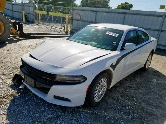 2C3CDXKTXFH929218 - 2015 DODGE CHARGER PO WHITE photo 2