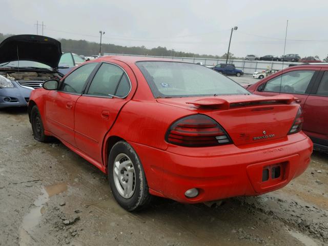 1G2NE52F63C243289 - 2003 PONTIAC GRAND AM S RED photo 3