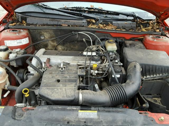 1G2NE52F63C243289 - 2003 PONTIAC GRAND AM S RED photo 7