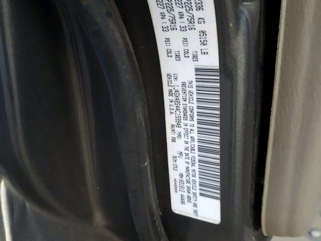 1J4GX48S44C159948 - 2004 JEEP GRAND CHER GRAY photo 10