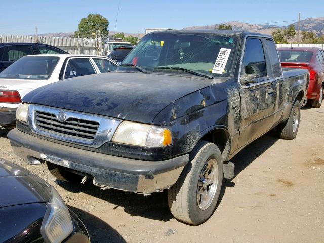 4F4YR16V3XTM29408 - 1999 MAZDA B3000 CAB BLACK photo 2