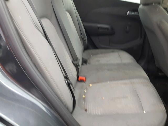 1G1JA6SG2D4199669 - 2013 CHEVROLET SONIC LS 灰色 照片 6