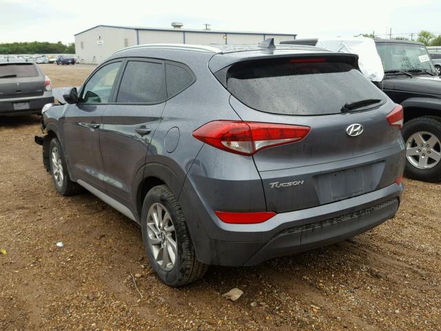 KM8J33A41JU659127 - 2018 HYUNDAI TUCSON LIM CHARCOAL photo 3