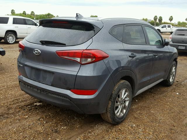 KM8J33A41JU659127 - 2018 HYUNDAI TUCSON LIM CHARCOAL photo 4