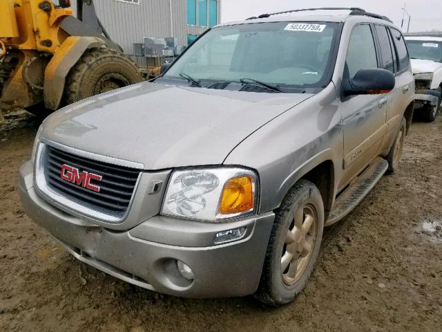 1GKDT13S922394993 - 2002 GMC ENVOY TAN photo 2