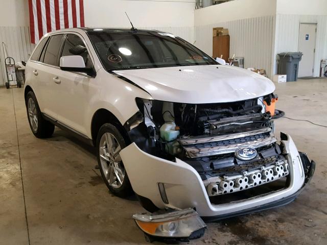 2FMDK3KC0BBA30889 - 2011 FORD EDGE LIMIT WHITE photo 1