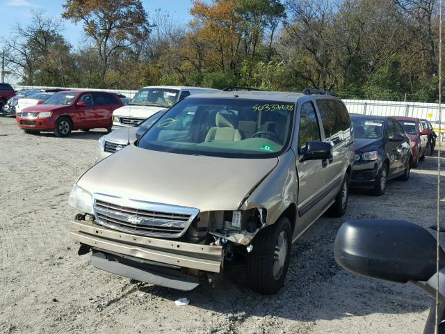 1GNDV23E25D131573 - 2005 CHEVROLET VENTURE LS TAN photo 2