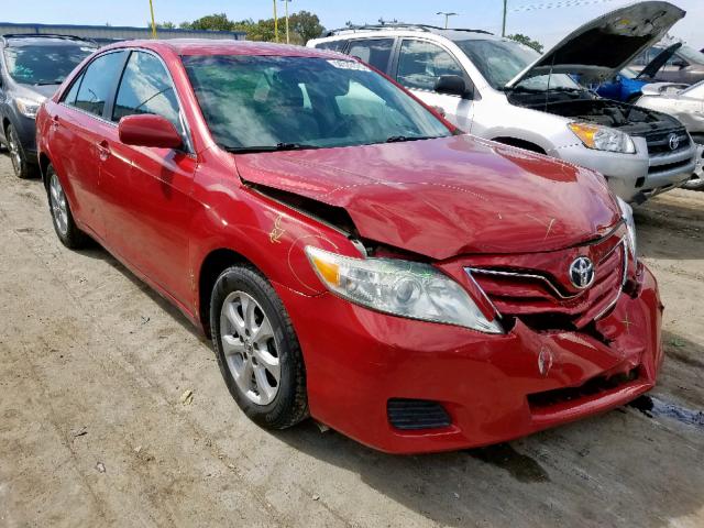 4T4BF3EK5BR152131 - 2011 TOYOTA CAMRY BASE RED photo 1