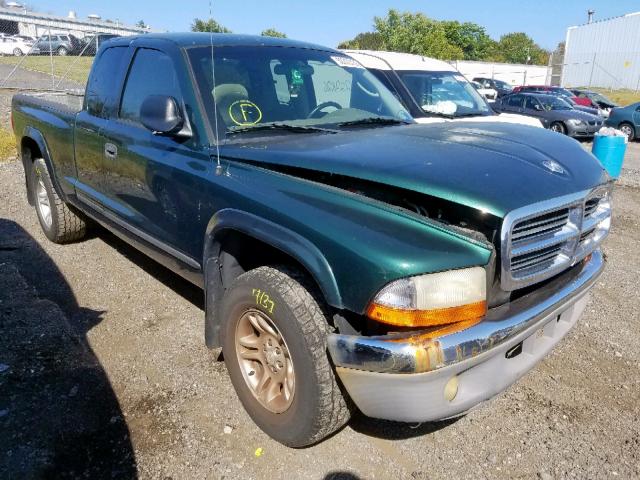 1B7GG22N81S329243 - 2001 DODGE DAKOTA GREEN photo 1