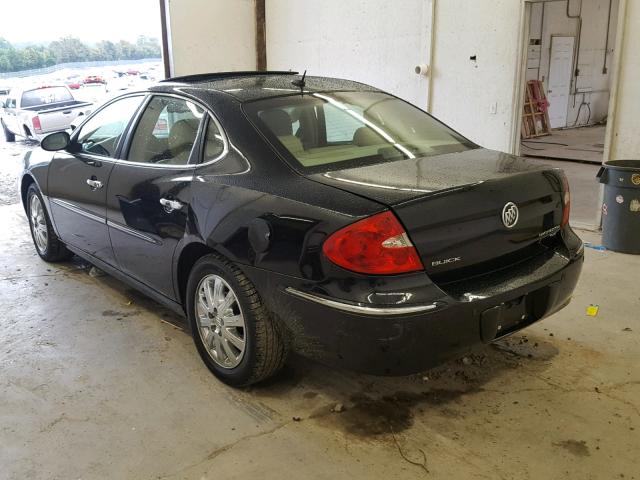 2G4WD582881273703 - 2008 BUICK LACROSSE C BLACK photo 3