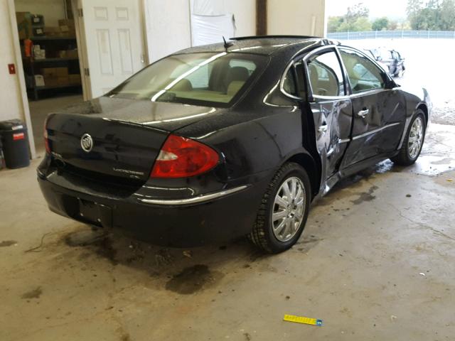 2G4WD582881273703 - 2008 BUICK LACROSSE C BLACK photo 4