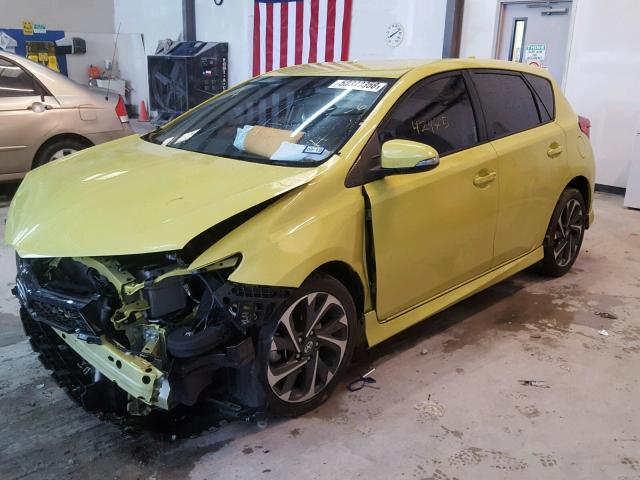 JTNKARJEXGJ522736 - 2016 TOYOTA SCION IM GREEN photo 2