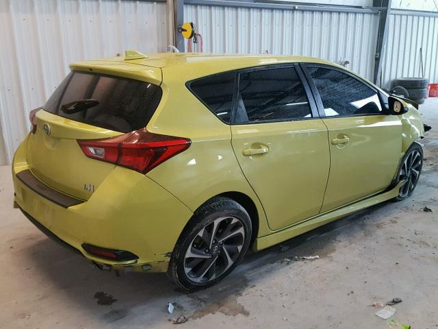 JTNKARJEXGJ522736 - 2016 TOYOTA SCION IM GREEN photo 4