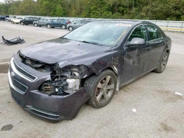 1G1ZC5E17BF288041 - 2011 CHEVROLET MALIBU 1LT GRAY photo 2