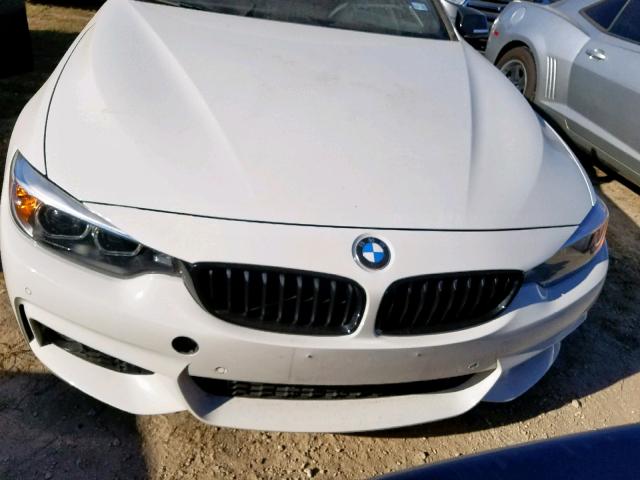 WBA4Z5C5XJEE16878 - 2018 BMW 440I WHITE photo 9