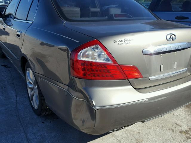 JNKBF01AX5M100829 - 2005 INFINITI Q45 GRAY photo 9