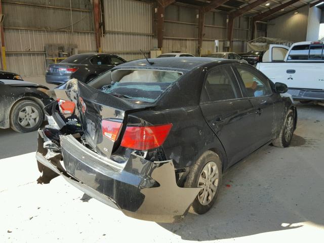 KNAFU4A29C5638872 - 2012 KIA FORTE EX BLACK photo 4