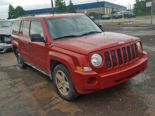 1J8FF28W98D514455 - 2008 JEEP PATRIOT SP RED photo 1