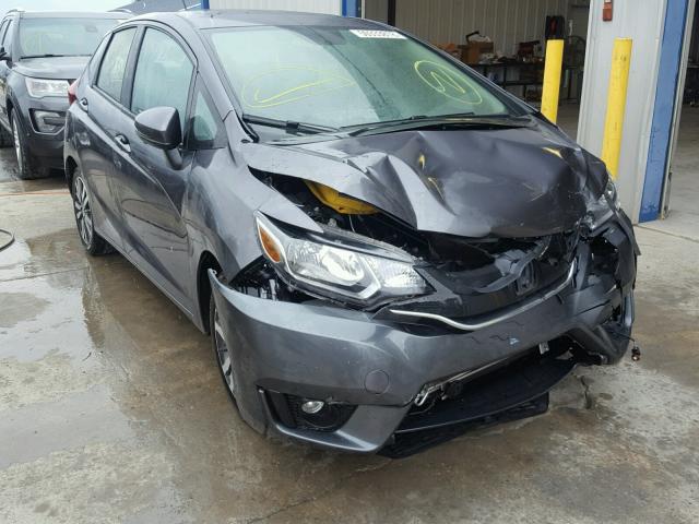 JHMGK5H7XGX031523 - 2016 HONDA FIT EX GRAY photo 1