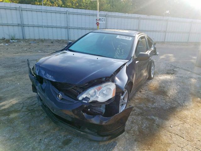 JH4DC53072C005617 - 2002 ACURA RSX TYPE-S BLACK photo 2