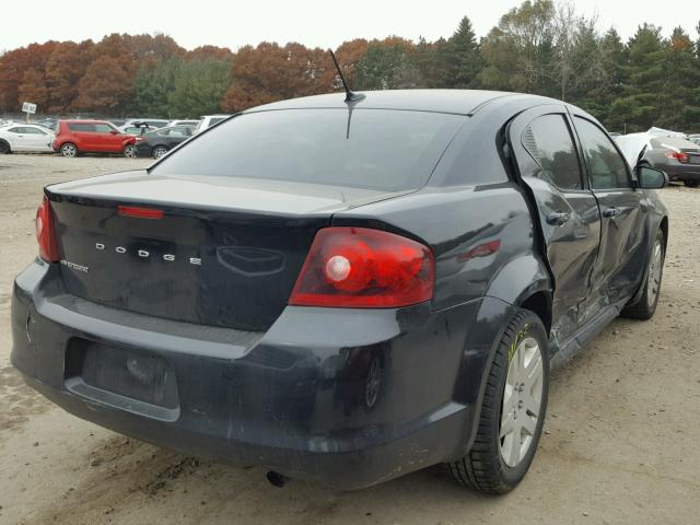 1B3BD4FB9BN545389 - 2011 DODGE AVENGER EX BLACK photo 4