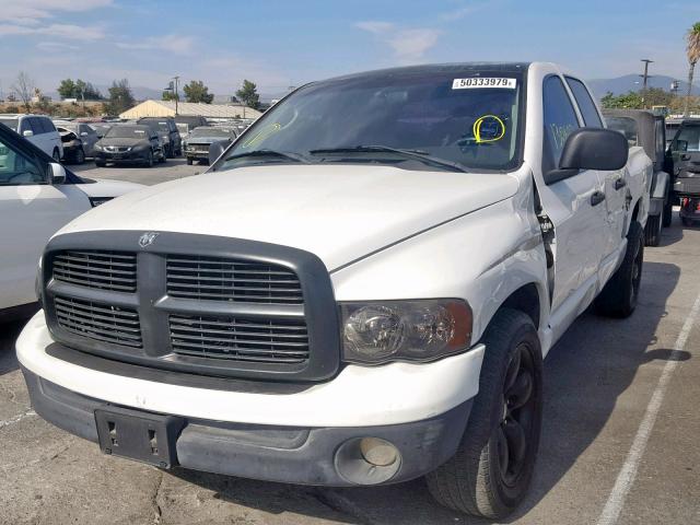 1D7HA18DX3S335908 - 2003 DODGE RAM 1500 S WHITE photo 2