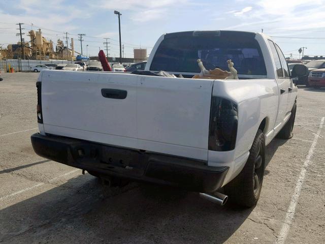 1D7HA18DX3S335908 - 2003 DODGE RAM 1500 S WHITE photo 4