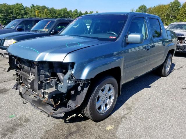 2HJYK16406H566138 - 2006 HONDA RIDGELINE BLUE photo 2