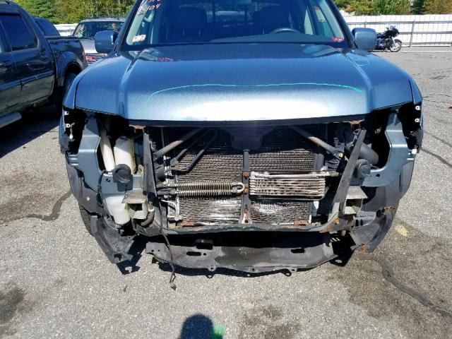 2HJYK16406H566138 - 2006 HONDA RIDGELINE BLUE photo 9