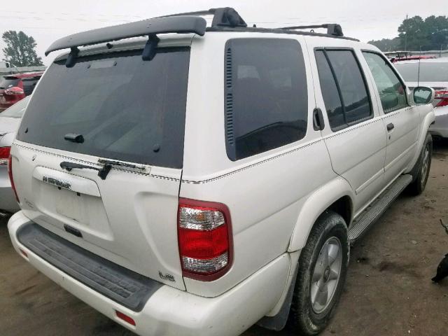 JN8AR07S7YW438934 - 2000 NISSAN PATHFINDER WHITE photo 4