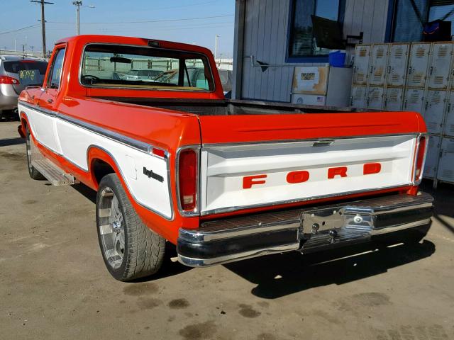 F15BLBF6012 - 1978 FORD F-150 TWO TONE photo 3