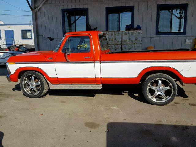 F15BLBF6012 - 1978 FORD F-150 TWO TONE photo 9