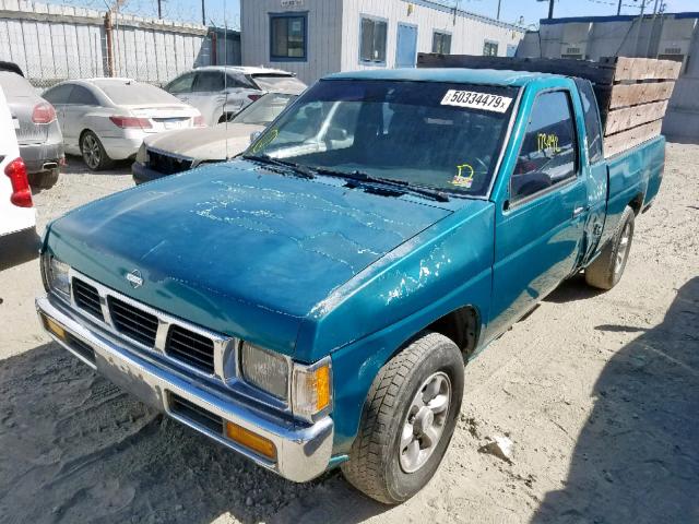 1N6SD16S3SC455919 - 1995 NISSAN TRUCK KING GREEN photo 2