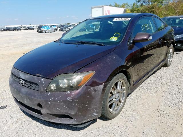JTKDE167180261719 - 2008 TOYOTA SCION TC PURPLE photo 2