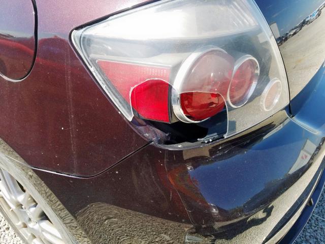 JTKDE167180261719 - 2008 TOYOTA SCION TC PURPLE photo 9