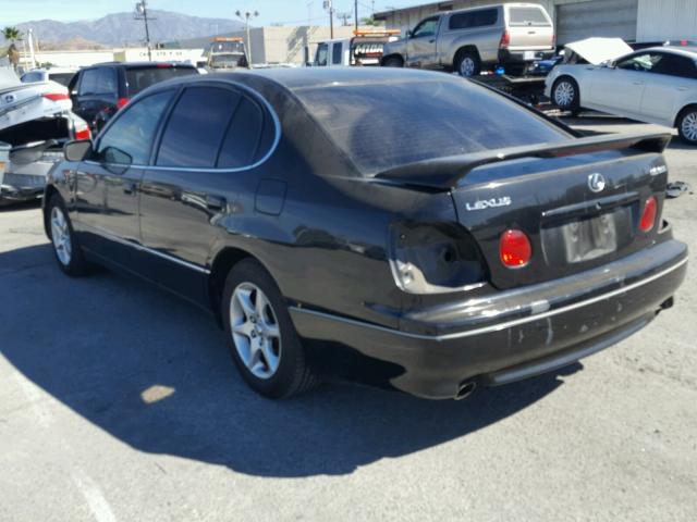 JT8BD69S540194310 - 2004 LEXUS GS 300 BLACK photo 3