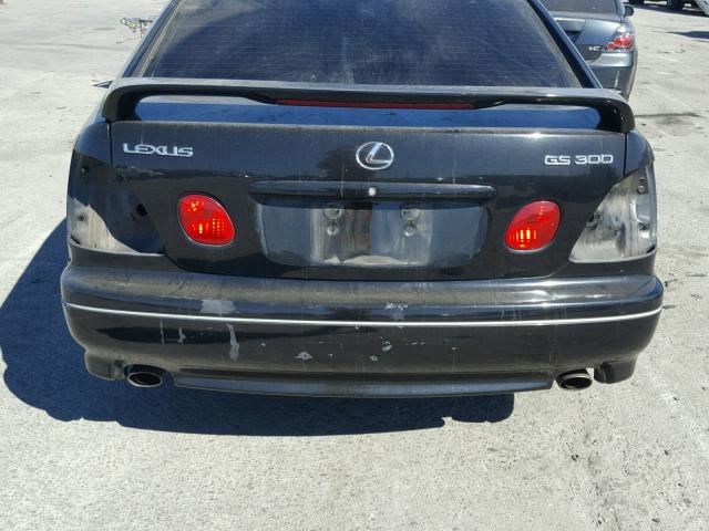 JT8BD69S540194310 - 2004 LEXUS GS 300 BLACK photo 9