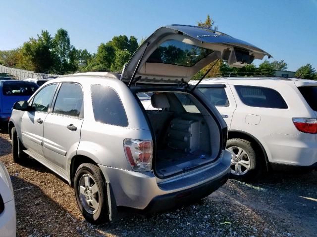 2CNDL23F256041132 - 2005 CHEVROLET EQUINOX LS SILVER photo 3