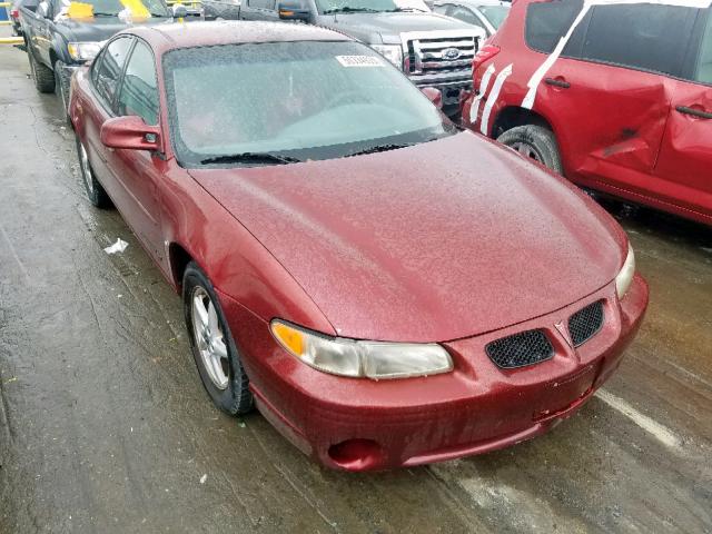 1G2WK52J81F171332 - 2001 PONTIAC GRAND PRIX MAROON photo 1