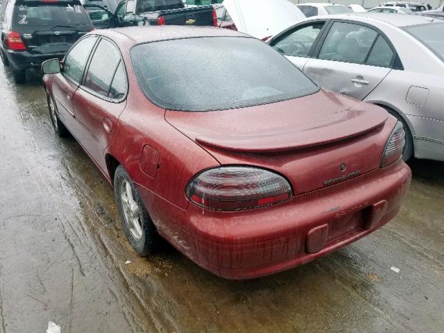 1G2WK52J81F171332 - 2001 PONTIAC GRAND PRIX MAROON photo 3
