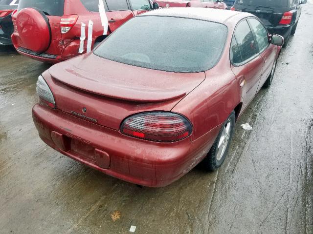 1G2WK52J81F171332 - 2001 PONTIAC GRAND PRIX MAROON photo 4