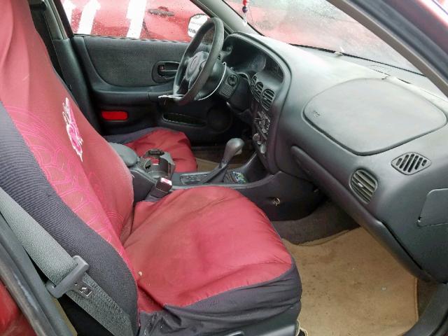 1G2WK52J81F171332 - 2001 PONTIAC GRAND PRIX MAROON photo 5