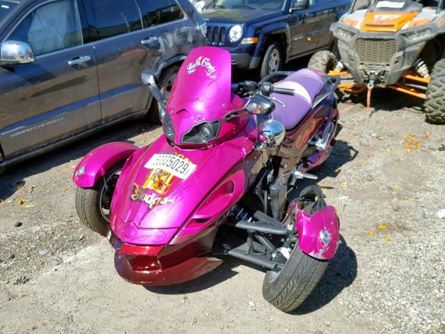 2BXJABA179V000060 - 2009 CAN-AM SPYDER ROA PINK photo 2