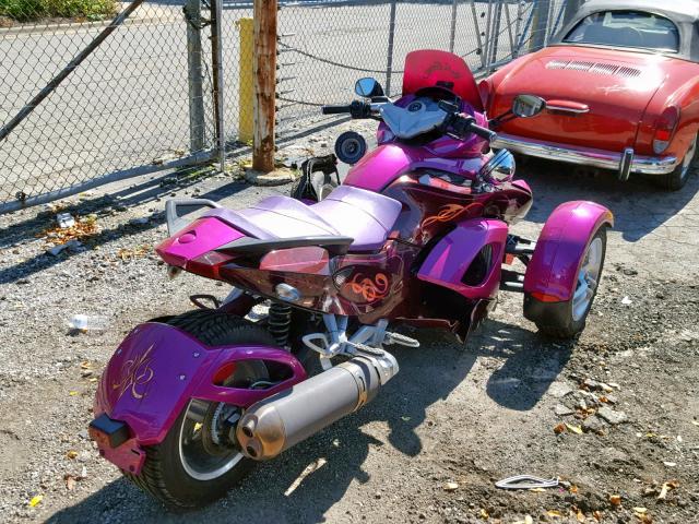 2BXJABA179V000060 - 2009 CAN-AM SPYDER ROA PINK photo 4