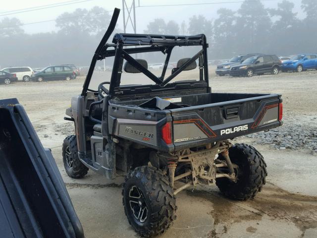 4XAUH9EA5EG287163 - 2014 POLARIS RANGER 900 BLACK photo 3